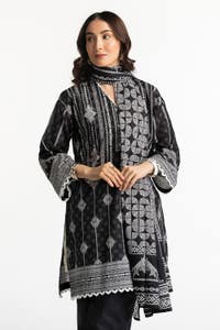 UAE -3 Piece Lawn Printed Suit IUSTKSD-241