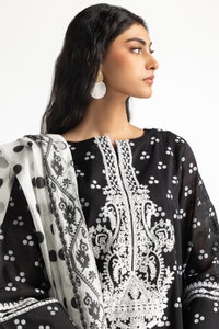 UAE-3 Piece Jacquard Embroidered Suit IUSTKSD-257