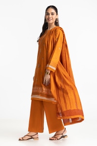 UAE -3 Piece Jacquard Embroidered Suit IUSTKSD-259