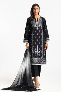 UAE -3 Piece Jacquard Embroidered Suit IUSTKSD-271