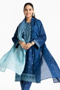 UAE -3 Piece Jacquard Embroidered Suit IUSTKSD-324