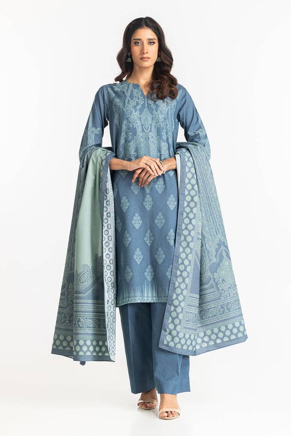 UAE-3 Piece Jacquard Suit IUSTKSD-325