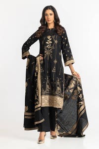 UAE-3 Piece Jacquard Suit IUSTKSD-346