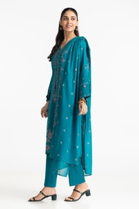 UAE -3 Piece Jacquard Embroidered Suit IUSTKSD-351