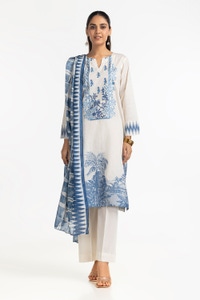 UAE -3 Piece Jacquard Embroidered Suit IUSTKSD-352