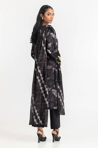 UAE -3 Piece Corduroy Embroidered Suit IUSTKSD-358