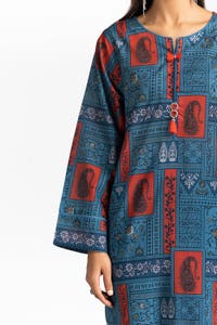 UAE -3 Piece Lawn Printed Suit IUSTKSD-379