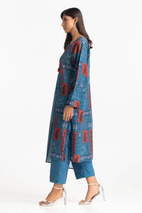 UAE -3 Piece Lawn Printed Suit IUSTKSD-379