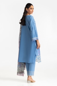 UAE -3 Piece Lawn Embroidered Suit IUSTKSD-381