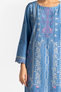 UAE -3 Piece Lawn Embroidered Suit IUSTKSD-381
