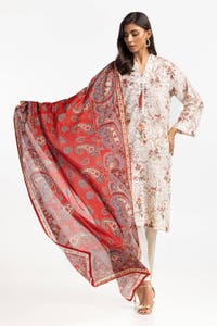 UAE -3 Piece Lawn Printed Suit IUSTKSD-382