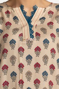 UAE-3 Piece Linen Printed Suit IUSTKSD-385