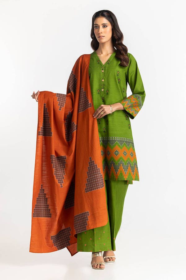 UAE-3 Piece Jacquard Suit IUSTKSD-389