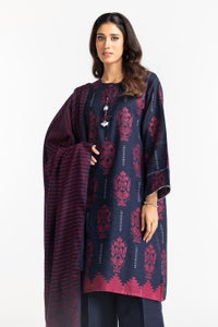 UAE-3 Piece Jacquard Suit IUSTKSD-396