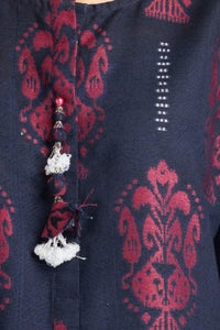UAE-3 Piece Jacquard Suit IUSTKSD-396