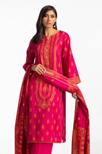 UAE -3 Piece Dyed Jacquard Suit IUSTKSD-401