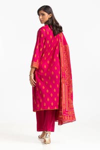 UAE -3 Piece Dyed Jacquard Suit IUSTKSD-401