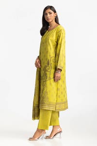 UAE -3 Piece Dyed Jacquard Suit IUSTKSD-402