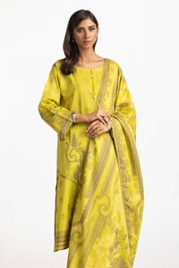 UAE -3 Piece Dyed Jacquard Suit IUSTKSD-402