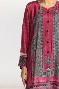 UAE -3 Piece Cotail Printed Suit IUSTKSD-425