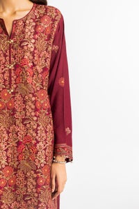 UAE-3 Piece Karandi Embroidered Suit IUSTKSD-433