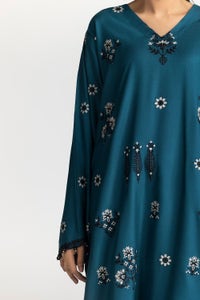 UAE-3 Piece Acrylic Embroidered Suit IUSTKSD-440