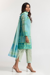 UAE -3PC Lawn Printed Suit IUSTKSD-45