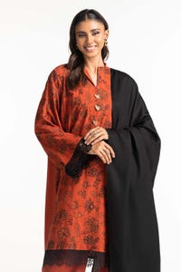 UAE-3 Piece Karandi Embroidered Suit IUSTKSD-470