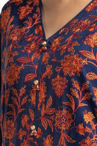 UAE -3 Piece Acrylic Embroidered Suit IUSTKSD-471