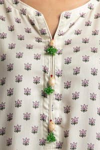 UAE -3 Piece Cotail Printed Suit IUSTKSD-472