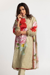 UAE-3 Piece Lawn Printed Suit IUSTKSD-64