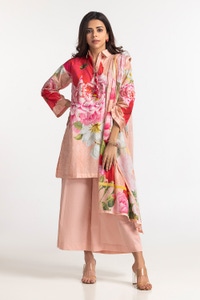 UAE-3 Piece Lawn Printed Suit IUSTKSD-73