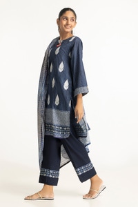 UAE -3PC Lawn Embroidered Suit IUSTKSD-81