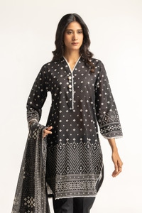 UAE -3PC Lawn Printed Suit IUSTKSD-96