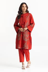 UAE -Jacquard Embellished Shirt And Dyed Trouser IUSTTS-137