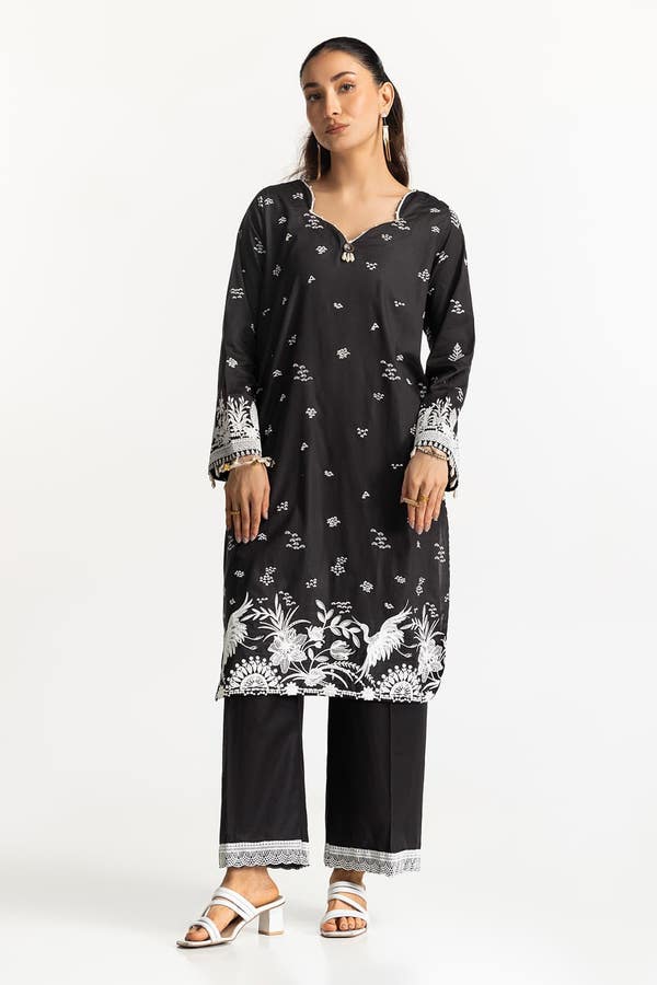 UAE -Lawn Embroidered Shirt And Trouser IUSTTS-140
