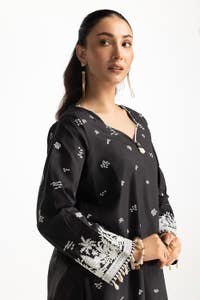 UAE -Lawn Embroidered Shirt And Trouser IUSTTS-140