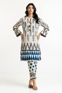 UAE-Jacquard Shirt And Printed Trouser IUSTTS-187