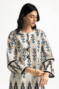UAE-Jacquard Shirt And Printed Trouser IUSTTS-187