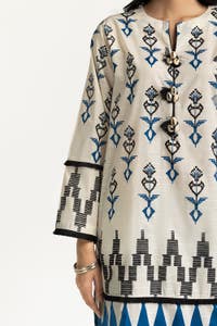 UAE-Jacquard Shirt And Printed Trouser IUSTTS-187