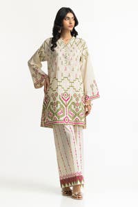 UAE -Jacquard Shirt And Printed Trouser IUSTTS-224