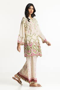 UAE -Jacquard Shirt And Printed Trouser IUSTTS-224