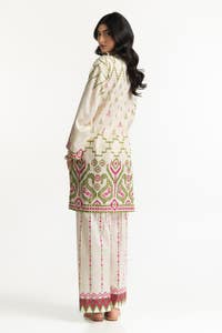 UAE -Jacquard Shirt And Printed Trouser IUSTTS-224
