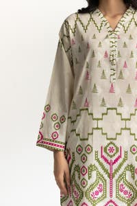 UAE -Jacquard Shirt And Printed Trouser IUSTTS-224