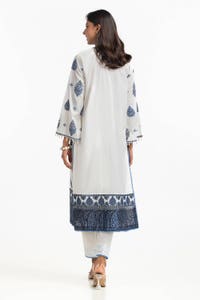 UAE -Lawn Embroidered Shirt With Dyed Embellished Trouser IUSTTS-301