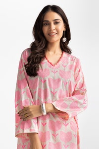 UAE -Jacquard Printed Shirt And Lawn Lacquer Printed Trouser IUSTTS-303