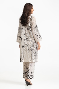 UAE -Jacquard Lacquer Printed Shirt And Lawn Printed Trouser IUSTTS-304