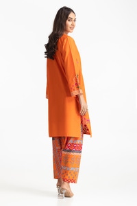 UAE -Lawn Printed With Embroidered Shirt And Printed Shalwar IUSTTS-306