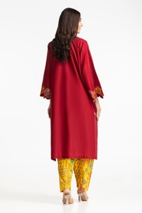UAE -Lawn Embroidered Shirt With Printed Shalwar IUSTTS-308