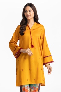 UAE -Jacquard Embellished Shirt With Printed Trouser IUSTTS-314